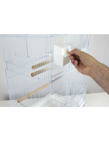 Gabbia calopsite, cocorite, bengalini e altri piccoli uccelli