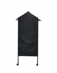 Voliera uccelli a 2 piani con copertura