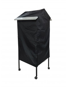 Voliera uccelli a 2 piani con copertura 2