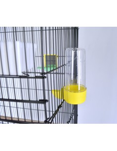 Gabbia uccelli spaziosa deluxe con carrello e accessori 2