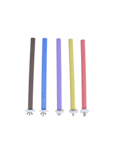 set posatoi colorati per gabbia pappagallo