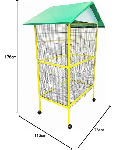 Copertura Per Gabbia Uccelli Esterna - Impermeabile, Antipolvere, Per Pappagalli E Volatili, Per Privacy E Comfort