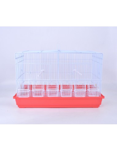 Gabbia Cova Uccelli 6 Mangiatoie...